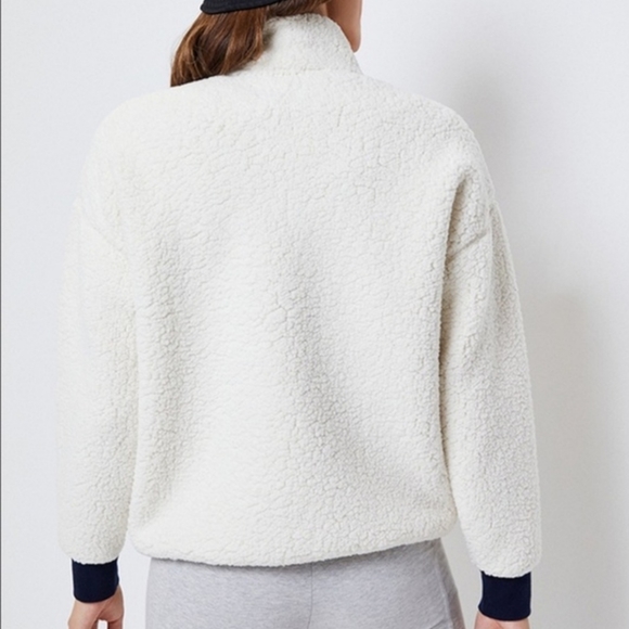 Tommy Hilfiger Chevron 1/4-Zip Sherpa Sweater - Picture 3 of 9